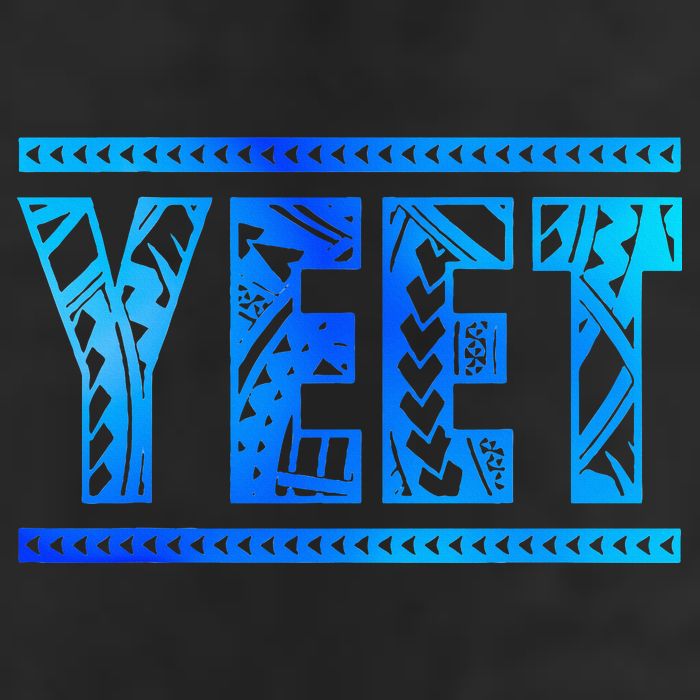 Yeet Apparel Saying  7 Panel Mesh Trucker Snapback Hat
