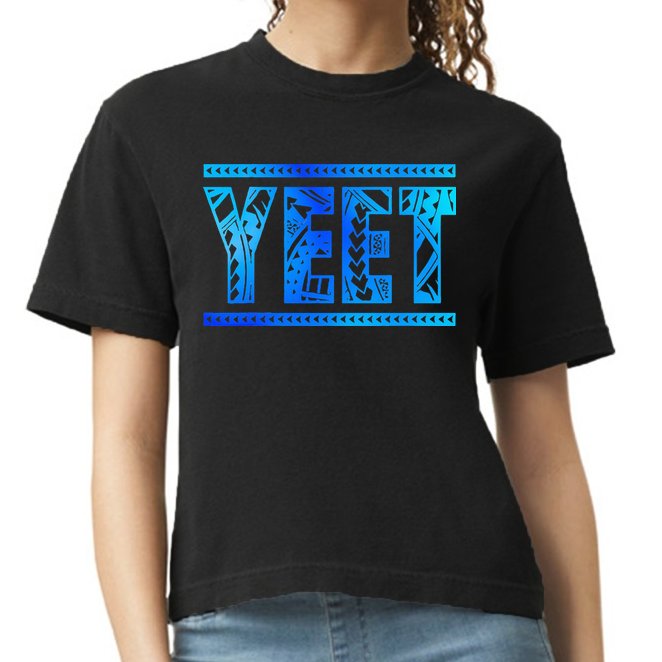 Yeet Apparel Saying  Comfort Colors Boxy T-Shirt