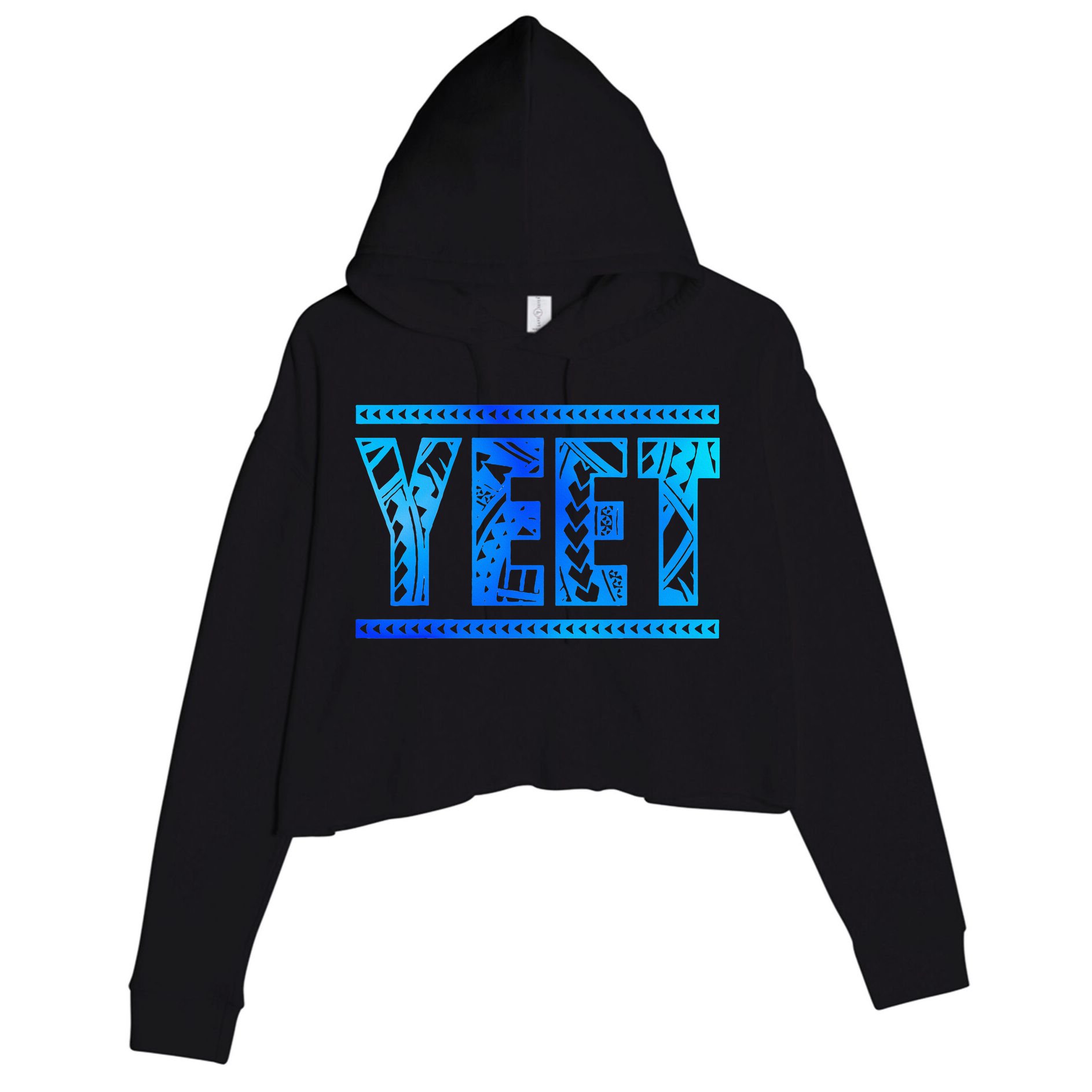 Yeet Apparel Saying  Crop Fleece Hoodie