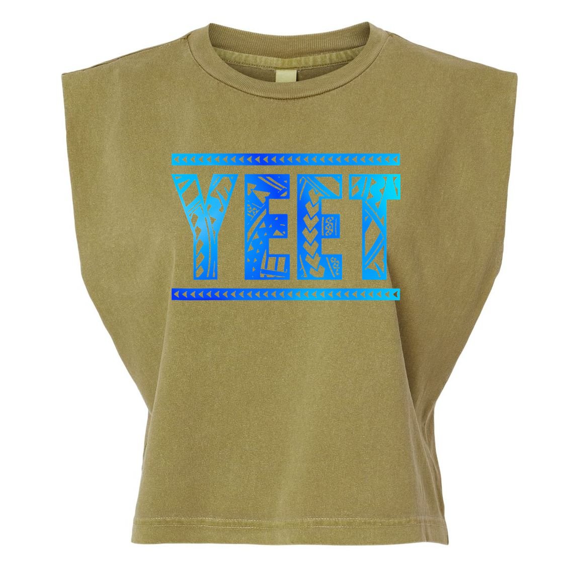 Yeet Apparel Saying  Garment-Dyed Women's Muscle Tee