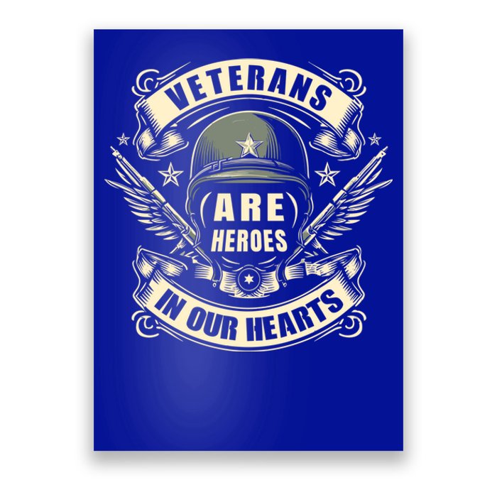 Veterans You Are Our Hero Veteran Themed Military Support Poster