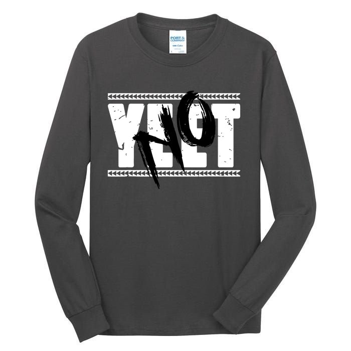 Vintage Yeet Apparel Saying Tall Long Sleeve T-Shirt