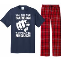 Vintage You Are The Carbon They Want To Reduce Funny Pajama Set