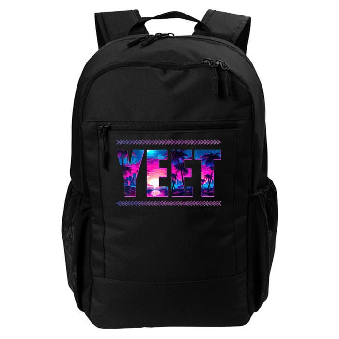 Vintage Yeet Apparel Saying Funny Daily Commute Backpack