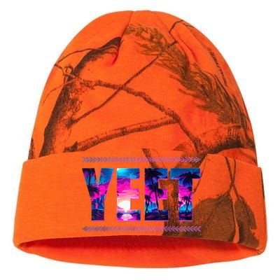 Vintage Yeet Apparel Saying Funny Kati Licensed 12" Camo Beanie