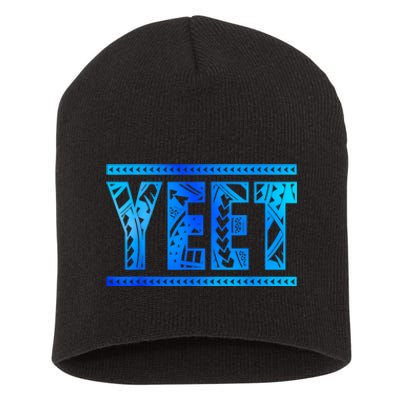 Vintage Yeet Apparel Saying Funny Short Acrylic Beanie