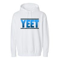 Vintage Yeet Apparel Saying Garment-Dyed Fleece Hoodie