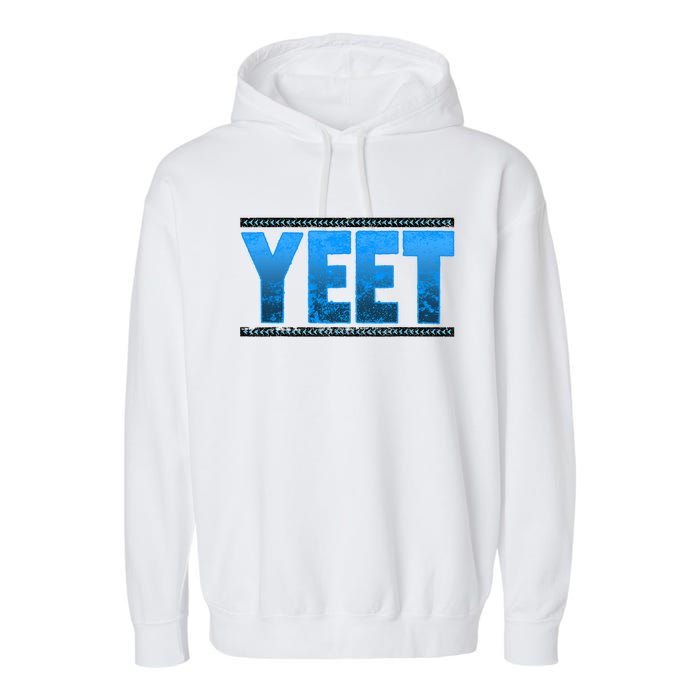 Vintage Yeet Apparel Saying Garment-Dyed Fleece Hoodie