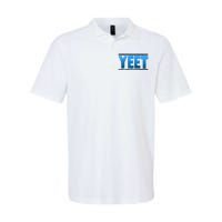 Vintage Yeet Apparel Saying Softstyle Adult Sport Polo