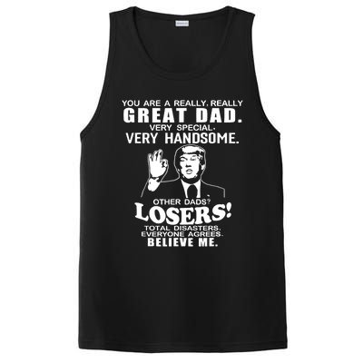 Vintage You Are A Great Great Dad Support Trump PosiCharge Competitor Tank