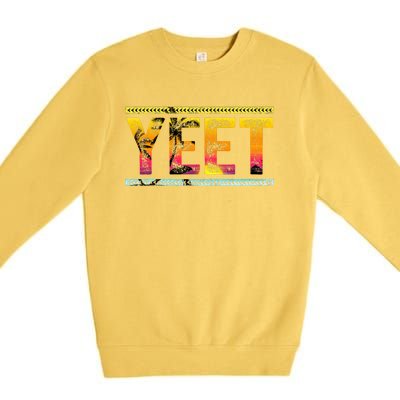 Vintage Yeet Apparel Saying Premium Crewneck Sweatshirt