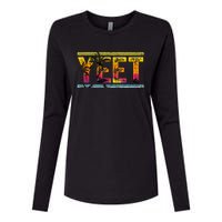 Vintage Yeet Apparel Saying Womens Cotton Relaxed Long Sleeve T-Shirt