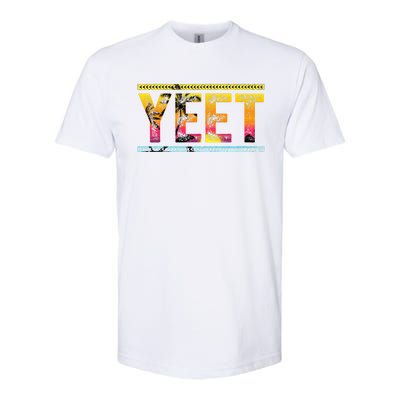 Vintage Yeet Apparel Saying Softstyle CVC T-Shirt