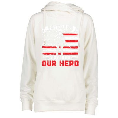 Veterans You Are Our Hero Usa Flag American Memorial Day Gift Womens Funnel Neck Pullover Hood