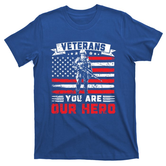 Veterans You Are Our Hero Usa Flag American Memorial Day Gift T-Shirt