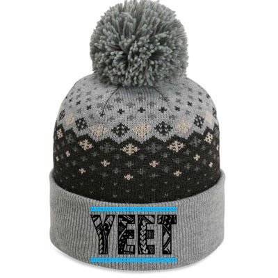 Vintage Yeet Apparel Saying The Baniff Cuffed Pom Beanie