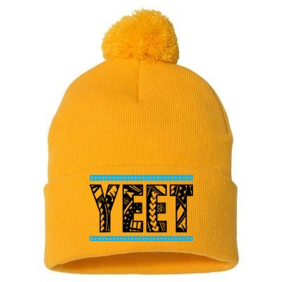 Vintage Yeet Apparel Saying Pom Pom 12in Knit Beanie