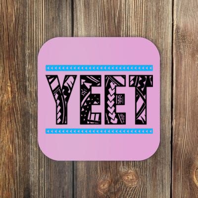 Vintage Yeet Apparel Saying Coaster