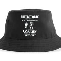 Vintage You Are A Great Great Dad Support Trump FatherS Day Sustainable Bucket Hat