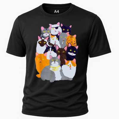 Vintage Y2K Enjoi Cat Gang Cute Cat Mom Cat Dad Cat Lover TShirt Performance Shirt