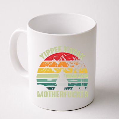 Vintage Yippeekayak Funny Kayak Gift Coffee Mug