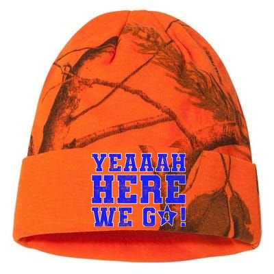 Vintage Yeah Here We Go Football Kati Licensed 12" Camo Beanie