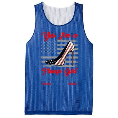 Vintage Yes IM A Trump Get Over It Trump 2024 Usa Flag Gift Mesh Reversible Basketball Jersey Tank