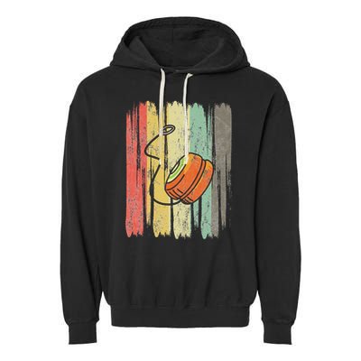 Vintage Yoyo Lover Yoyo Master Garment-Dyed Fleece Hoodie