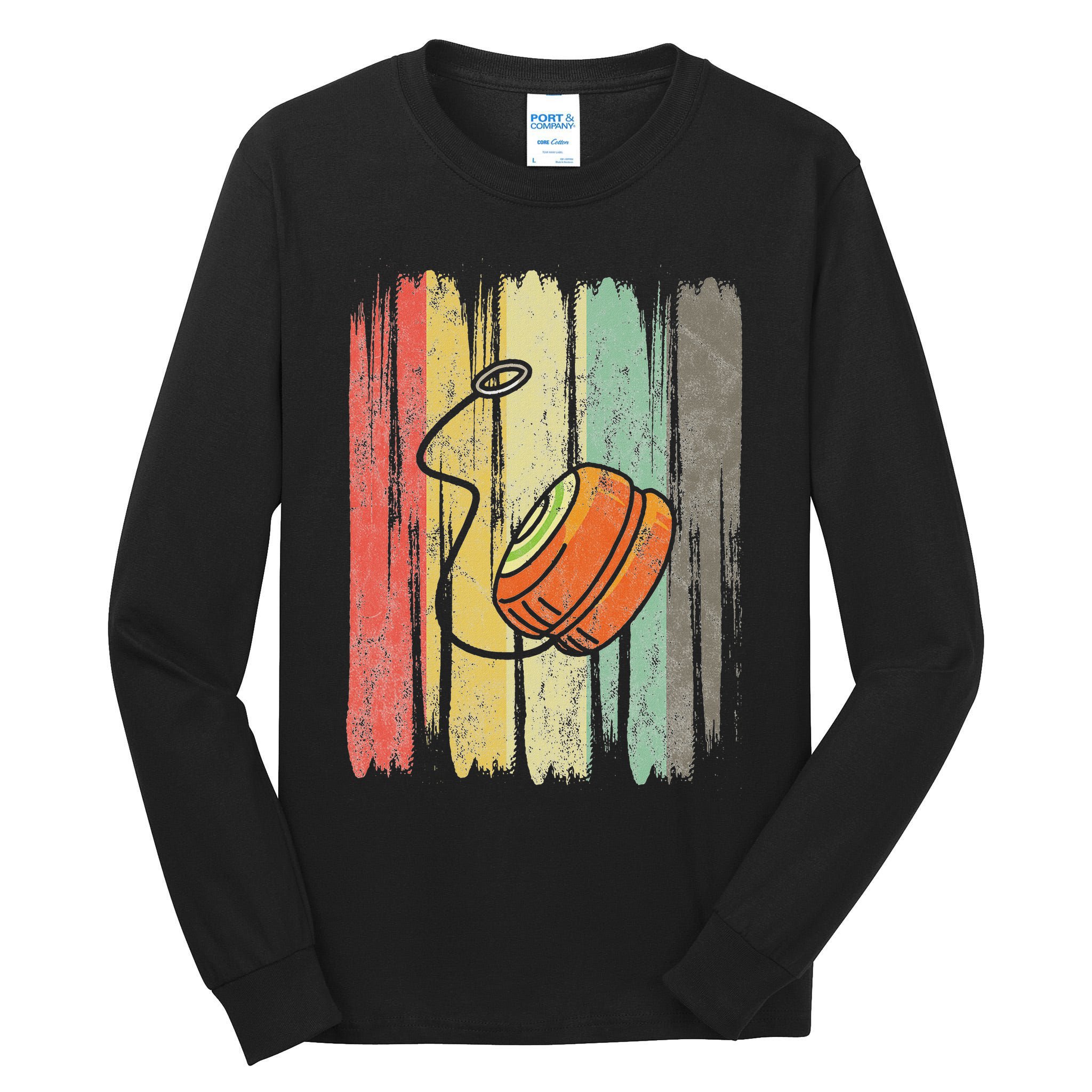 Vintage Yoyo Lover Yoyo Master Tall Long Sleeve T-Shirt
