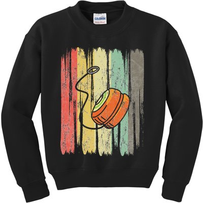 Vintage Yoyo Lover Yoyo Master Kids Sweatshirt