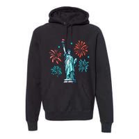 Vintage You Look Like 4th Of July Hot Dog Wiener Premium Hoodie