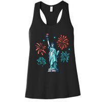 Vintage You Look Like 4th Of July Hot Dog Wiener Women's Racerback Tank