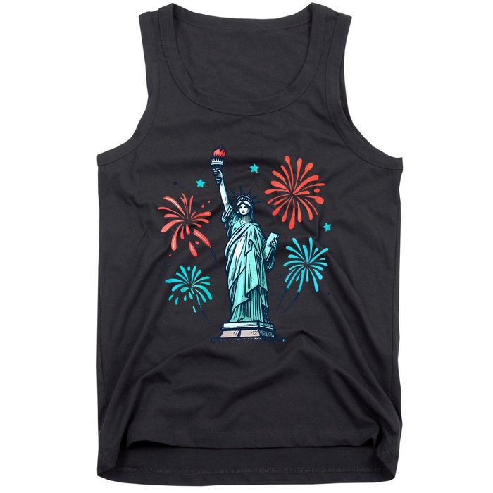 Vintage You Look Like 4th Of July Hot Dog Wiener Tank Top