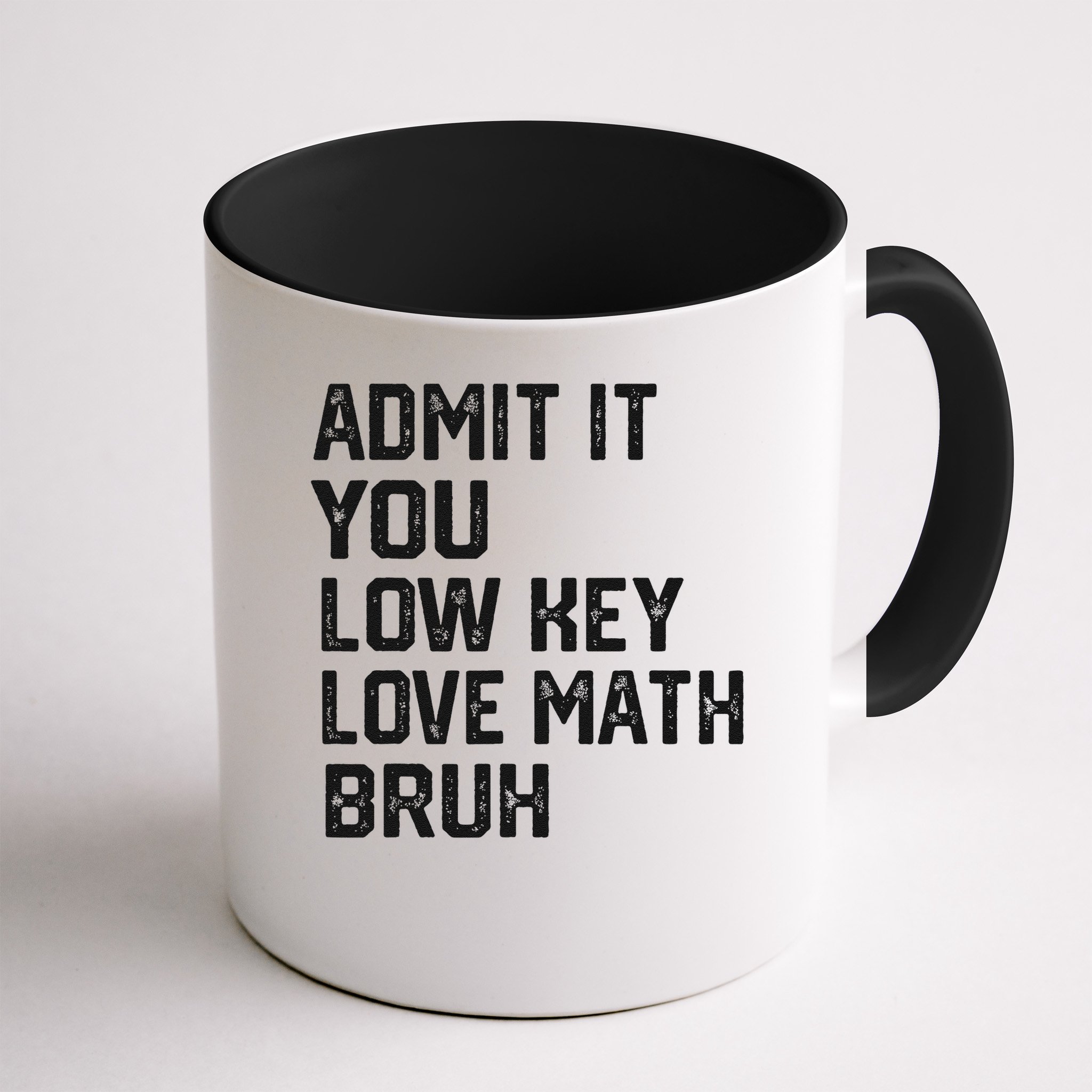 Vintage You Low Key Love Math Bruh Math Teacher Nerdy Math Mug