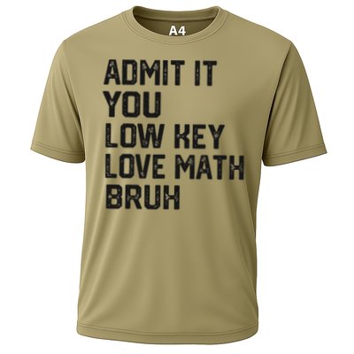 Vintage You Low Key Love Math Bruh Math Teacher Nerdy Math Performance Shirt