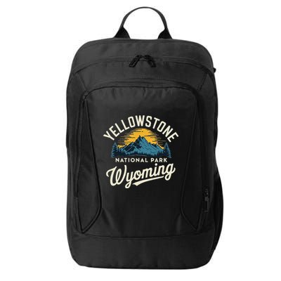 Vintage Yellowstone National Park Wyoming Souvenir City Backpack