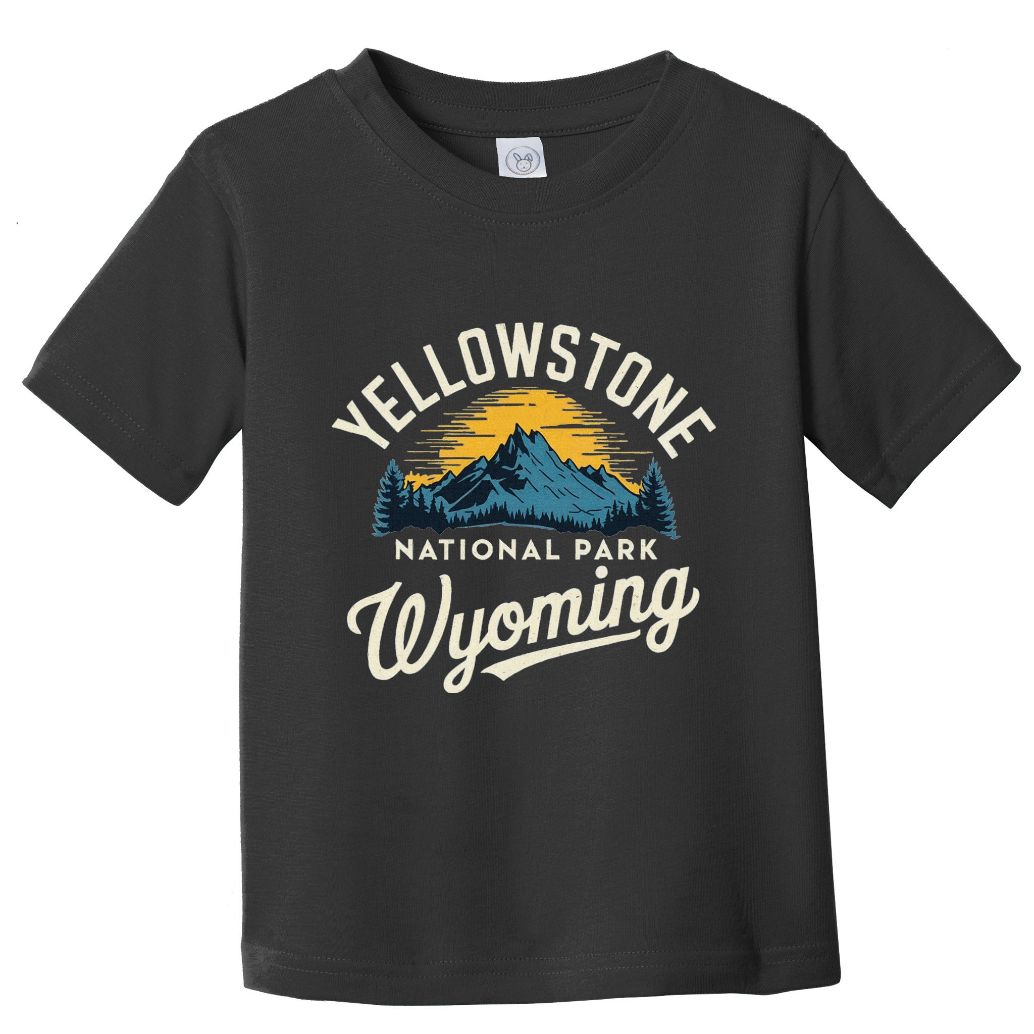 Vintage Yellowstone National Park Wyoming Souvenir Toddler T-Shirt