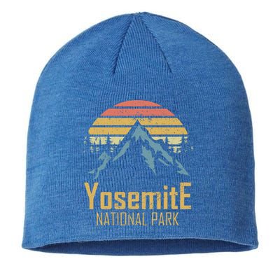 Vintage Yosemite National Park California Gift Sustainable Beanie