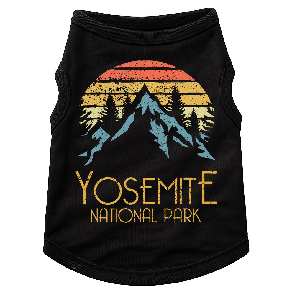 Vintage Yosemite National Park California Doggie Tank