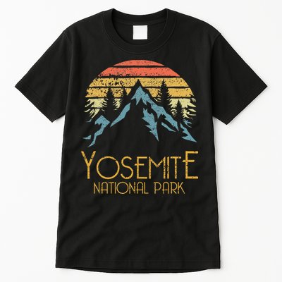 Vintage Yosemite National Park California Tall T-Shirt