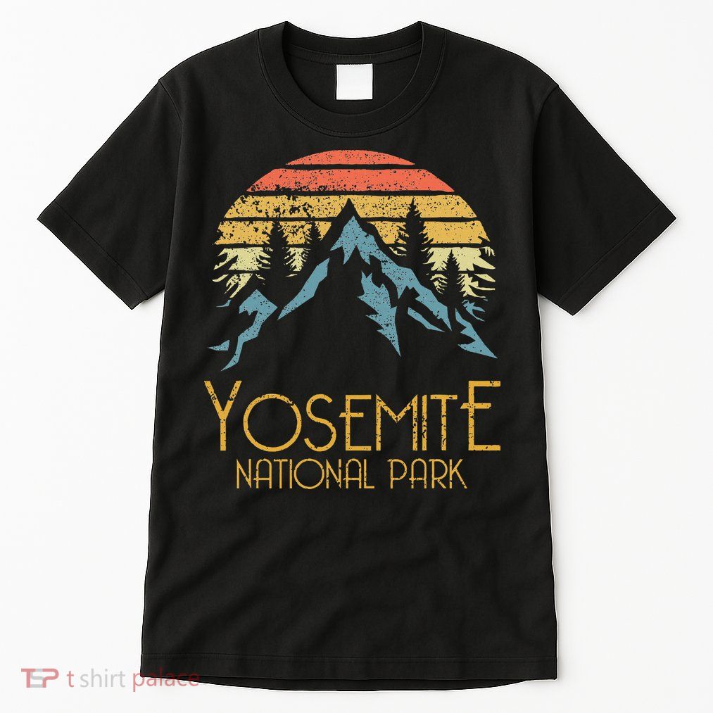 Vintage Yosemite National Park California Tall T-Shirt