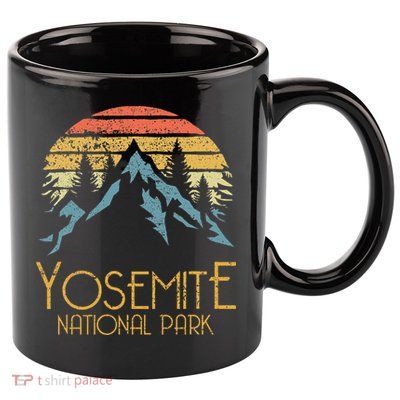 Vintage Yosemite National Park California 11oz C Handle Ceramic Mug