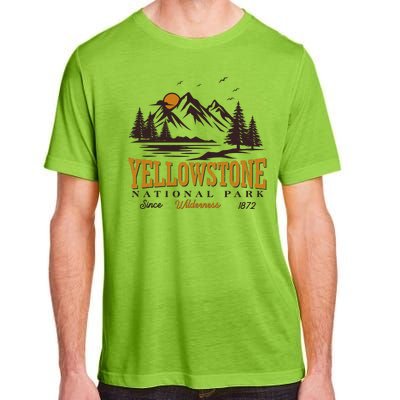 Vintage Yellowstone National Park Wilderness Since 1872 Adult ChromaSoft Performance T-Shirt