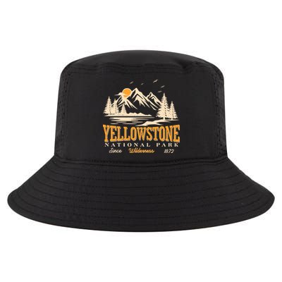 Vintage Yellowstone National Park Wilderness Since 1872 Cool Comfort Performance Bucket Hat