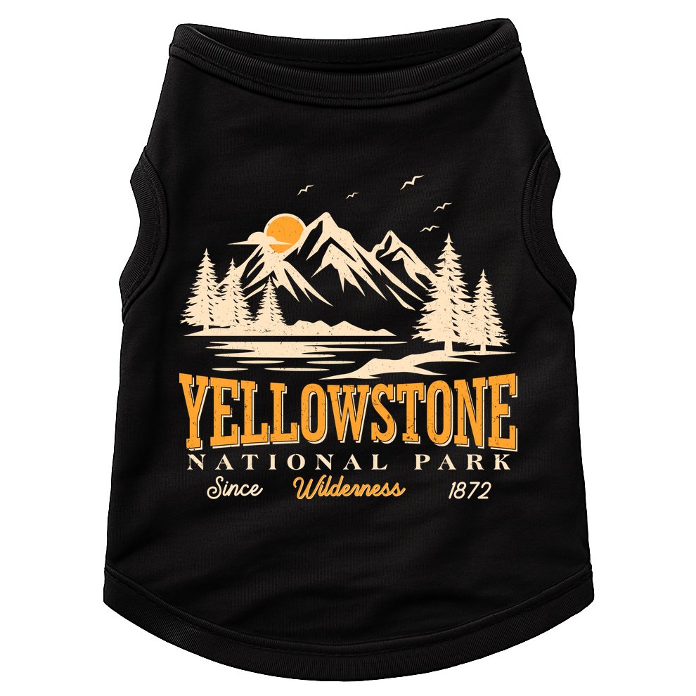 Vintage Yellowstone National Park Wilderness Since 1872 Doggie Tank