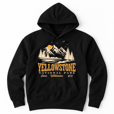 Vintage Yellowstone National Park Wilderness Since 1872 Hoodie