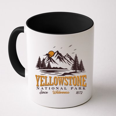 Vintage Yellowstone National Park Wilderness Since 1872 Mug
