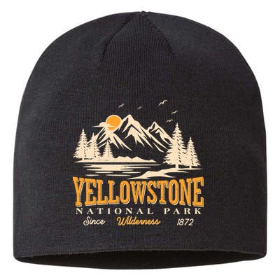 Vintage Yellowstone National Park Wilderness Since 1872 Sustainable Beanie