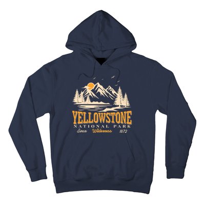 Vintage Yellowstone National Park Wilderness Since 1872 Hoodie