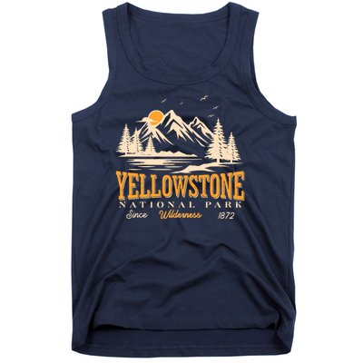 Vintage Yellowstone National Park Wilderness Since 1872 Tank Top